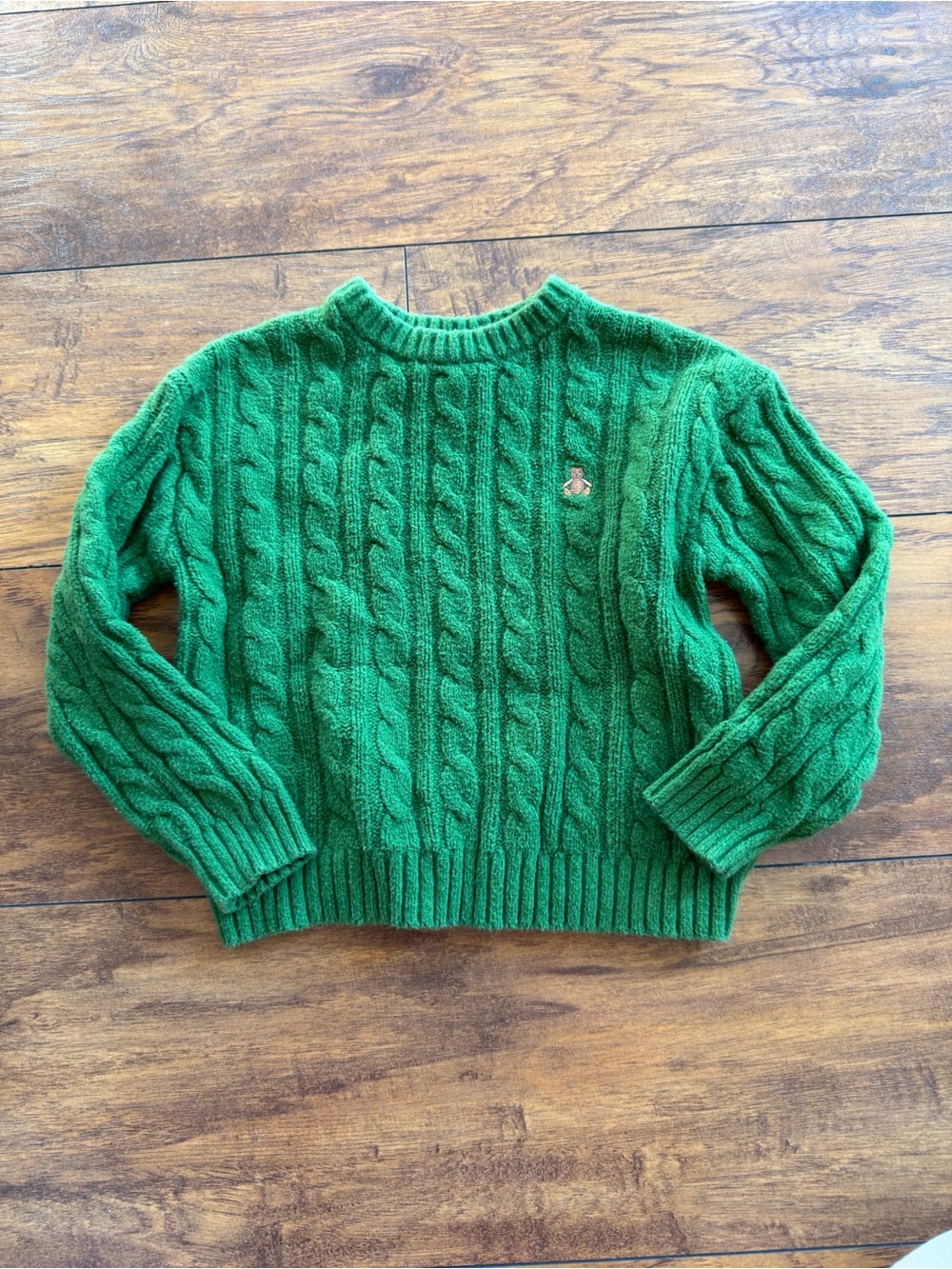 GAP Green Cable Knit Sweater - Kids